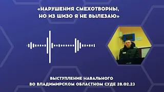 «Буду ждать следующего раза». Суд вновь признал законным помещение Навального в ШИЗО