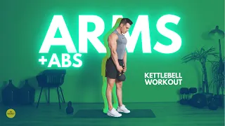 20 minute ARMS ABS kettlebell home workout