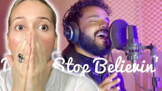 Reaction to Gabriel Henrique’s Cover of “Don’t Stop Believin’”| wow!!! 🤯😱