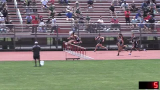 2021 TF - CIF-SS D4 prelims (100 Meter Hurdles, Girls - 4 heats)