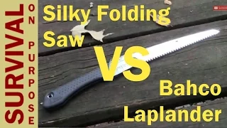 Silky Gomboy Folding Saw vs Bahco Laplander - Which One Wins?