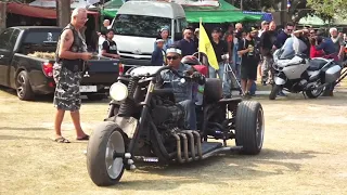 3-WHEELED WILD MONSTERS - Burapa Bike Meet 2017 - Pattaya, Thailand - MOTORCYCLES