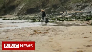 Why does Lego keep washing up on a British beach? - BBC News