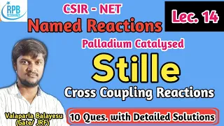 Stille Cross Coupling Reactions - Palladium catalysed C-C bond formation - CSIR - NET,GATE, JAM..