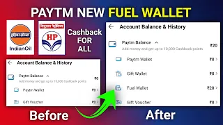 Paytm New FUEL🔥 Wallet || Flat ₹20 FUEL wallet cashback for all, Paytm Fuel Wallet Kya Hai? Explain