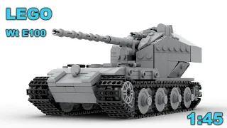 LEGO Waffenträger auf E100 in minifig scale!