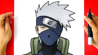 How to DRAW KAKASHI step by step