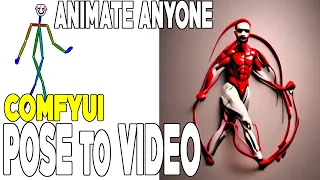 ComfyUI Pose To Video Animate Anyone Workflow! 2 of 3