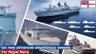 Royal Navy orders the construction of six new advanced amphibious vessels