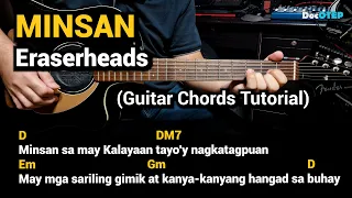 MINSAN - Eraserheads (Guitar Chords Tutorial with Lyrics)