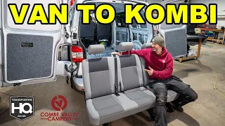 TRANSFORM YOUR VAN! HOW TO FIT KOMBI SEAT AND SEAT BELTS - VW T5/T6