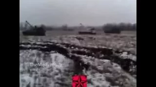 Дебальцево Арт Удар Ополчения по позициям Украинских силовиков