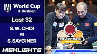 Last 32 - 최성원 Sung Won CHOI vs 세미 사이그너 Semih SAYGINER. H/L