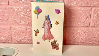 ASMR STICKER İLE KIZ BEBEK GİYDİRME (SATISFYING DRESS UP) #asmr