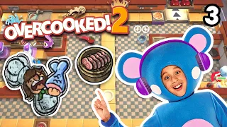 Overcooked 2 EP3 | Mother Goose Club Let's Play