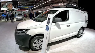 Volkswagen VW Caddy Cargo Business Transporter Van automatic car walkaround + interior K1377