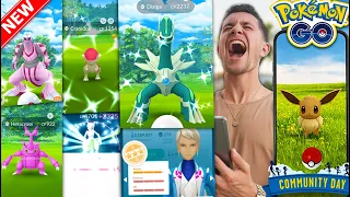 I CAUGHT THE NEW EVENT POKÉMON + NEW SHINY PALKIA & MORE IN POKÉMON GO!