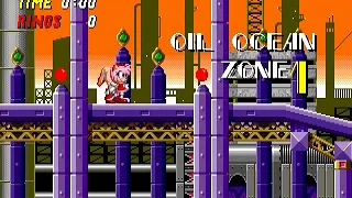 Sonic The Hedgehog 2 Pink Edition Oil Ocean Zone 1 (Amy Rose)(with Cream & Cheese)