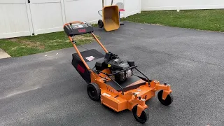 Finally upgraded to a 30" mower