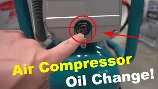 How To Change Your Air Compressor Oil