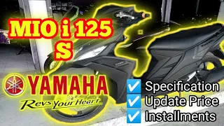 Yamaha Mio i 125 S | Ang Pinakaunang Scooter Na May Stop & Start System | Full Specs | Update Price