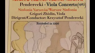 Penderecki  - Viola Concerto