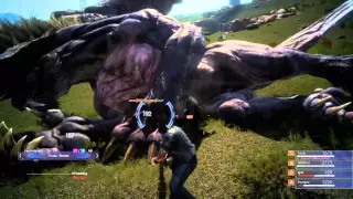 Final Fantasy XV Episode Duscae Behemoth no summon no item