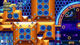 Sonic Mania (PC) - Studiopolis 2 Sonic: 40"46 (Speed Run) [Glitched, V1.03.0919]