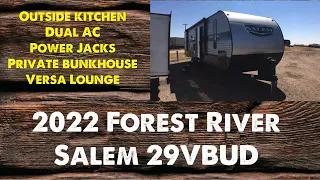 2022 Forest River Salem 29VBUD Bunkhouse Travel Trailer