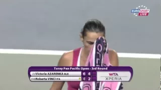 Виктория Азаренка ругается матом (часть 2). Azarenka is swearing