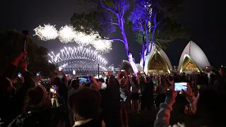 (4k) 2024 NYE Fireworks | Sydney welcomes 2024 in style!! | NSW, Australia.