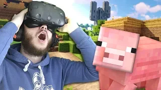 КАК ВЫЖИТЬ В ДЕРЕВНЕ В ВИРТУАЛЬНОЙ РЕАЛЬНОСТИ?! - Minecraft VR с модами - HTC Vive