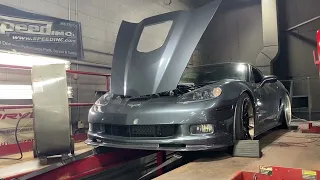 805 rwhp c6 zr1 dyno pull