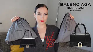 Распаковка BALENCIAGA HOURGLASS XS VS SMALL UNBOXING