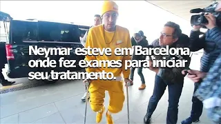 Neymar se irrita com jornalistas
