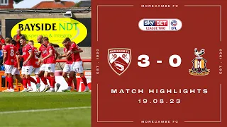 Highlights | Morecambe 3 Bradford City 0