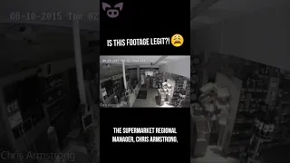 Chilling CCTV Footage Shows Real Haunted Supermarket? #Shorts