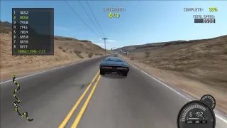 Need for Speed Prostreet Challenges 1: Beating Nevada Top Speed run in a Challenger. (No Drafting)