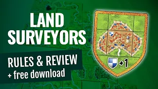 The Land Surveyors | Carcassonne Mini Expansion | How to play + Review