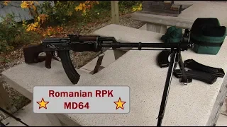 Shooting the Romanian RPK MD64
