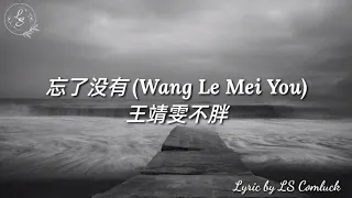 Lyrics 忘了没有 (Wang Le Mei You) - 王靖雯不胖