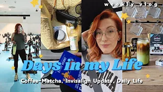 Days in my Life: Coffee-Matcha, Alltag & Invisalign - Update: Noch mehr Schienen! // Weekly Vlog 202