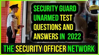 Security Guard Test Questions and Answers in 2022