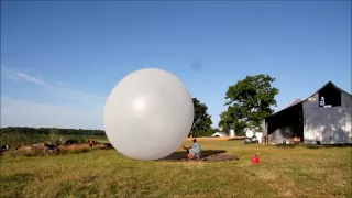 Huge Weather Balloon Explosion