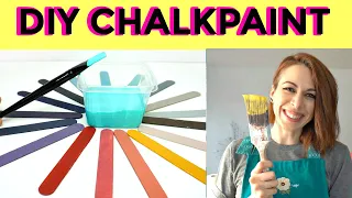 Best DIY Chalkpaint Recipe! Learn to apply and seal your chalkpaint !
