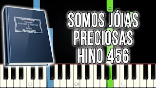 Hino 456 CCB - Somos Jóias Preciosas | Versão Fácil | Piano e Teclado Tutorial