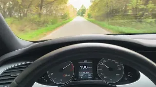 Audi S4 B8 stage 2 zamknięty wydech 0-150