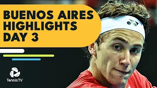 Ruud Battles Carballes Baena; Sonego & Verdasco In Play | Buenos Aires 2022 Highlights Day 3