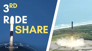 SpaceX 3rd Rideshare Mission in 2 Minutes | Bullseye Landing