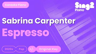 Sabrina Carpenter - Espresso (Piano Karaoke)